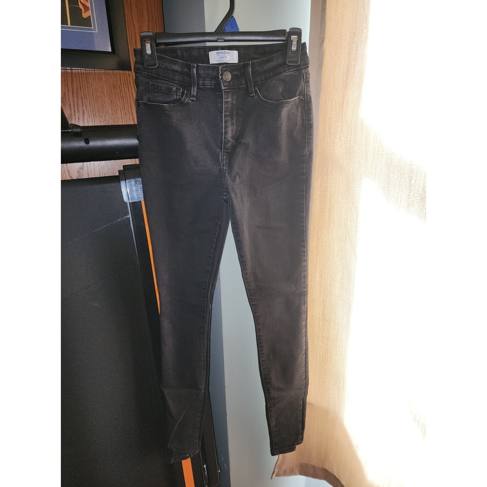 Denizen From Levi's Women's Skinny Jeans Black Size 27x30